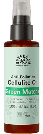 Ulei de corp bio anticelulita cu ceai verde si chili Green Matcha, 100ml - URTEKRAM