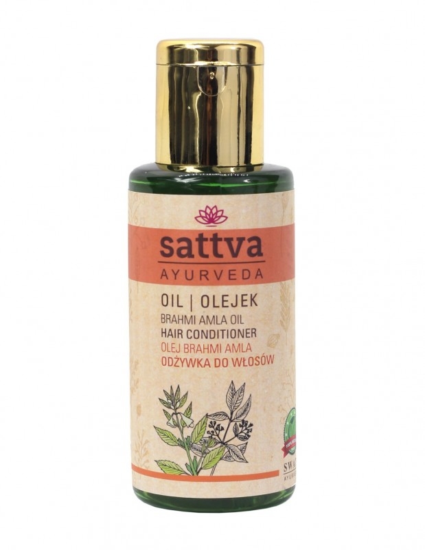 Ulei de Par Balsam cu Amla si Brahmi, Hidrateaza, Netezeste, Stimuleaza Cresterea, 100ml – Sattva Ayurveda