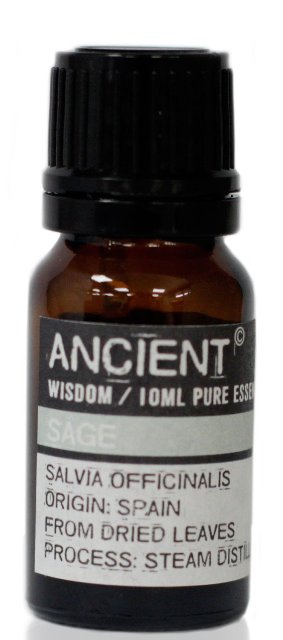 Ulei esential de Salvie (Salvia Officinalis), 10ml - Ancient Wisdom