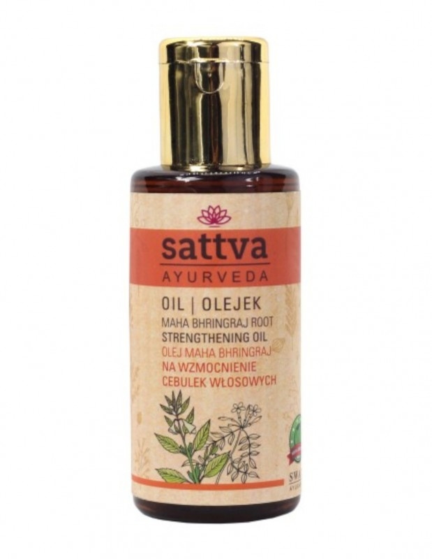 Ulei Tratament Par cu Bhringraj, Previne Caderea si Albirea Prematura, 100ml – Sattva Ayurveda