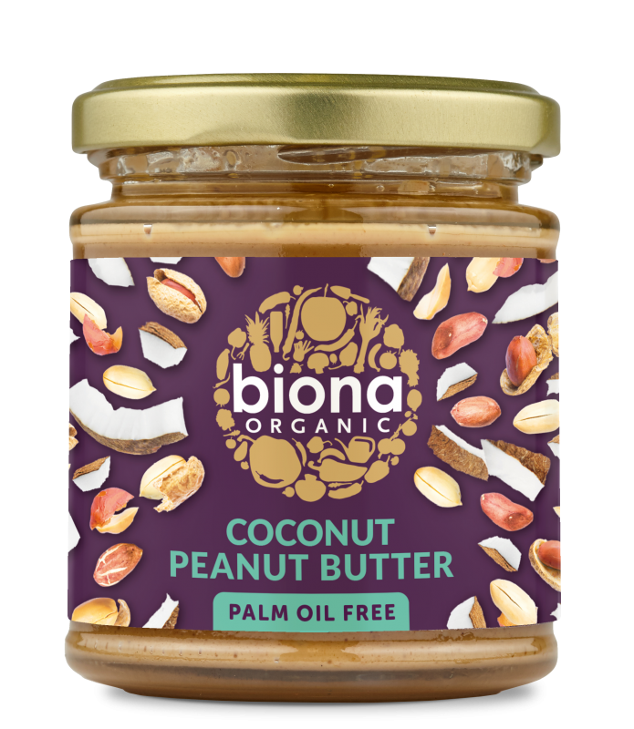 Unt bio tartinabil de arahide cu cocos, 170g - Biona