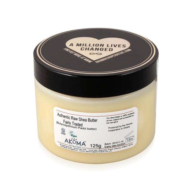 Unt organic de shea nerafinat Akoma Skincare - refill 125g