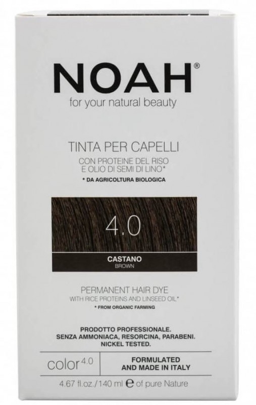 Vopsea de par fara amoniac si resorcinol, Saten 4.0 - NOAH