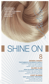 Vopsea de par tratament Shine On, Light Blonde 8 - Bionike