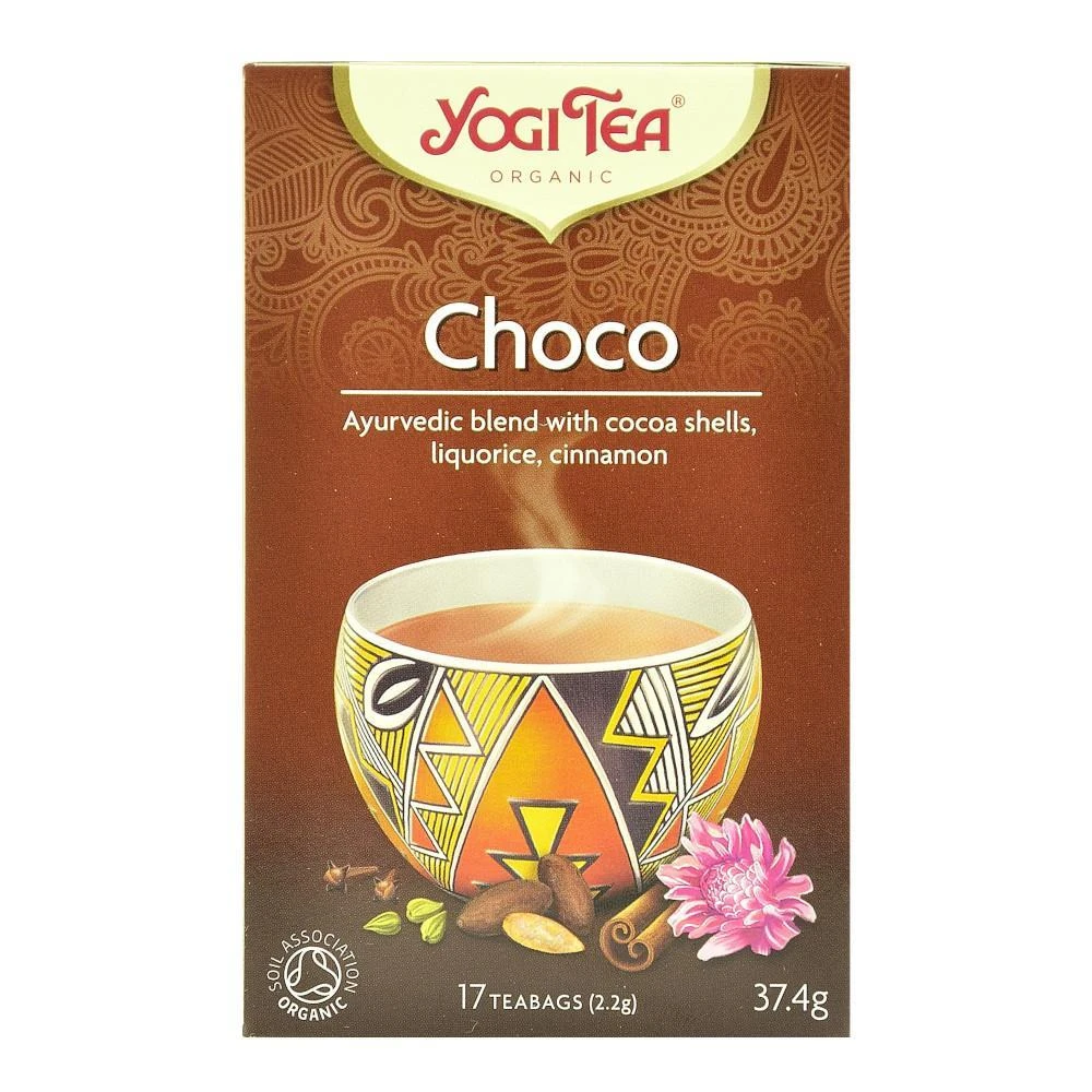 Yogi Tea Choco, ceai ayurvedic BIO cu cacao, lemn dulce si scortisoara