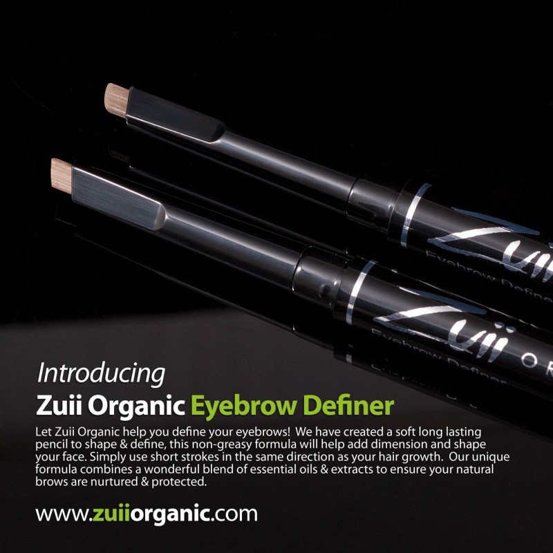 Creion organic pentru definirea sprancenelor, Coco (deschis) - ZUII Organic