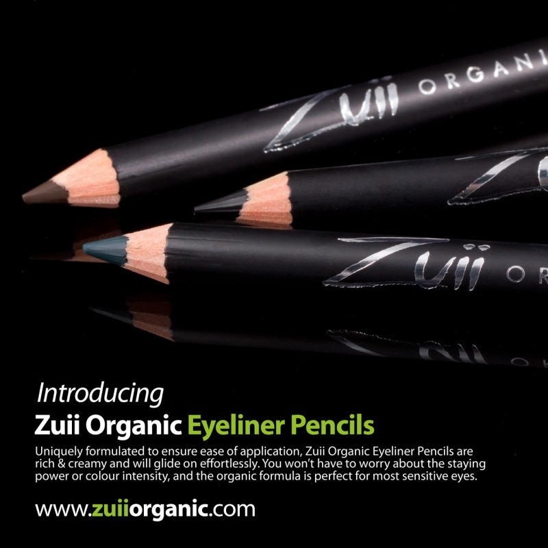 Creion organic pentru contur ochi, Negru - ZUII Organic