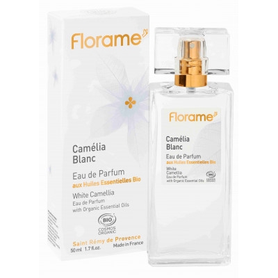 Apa de parfum bio Camelia Blanc, 50 ml - Florame
