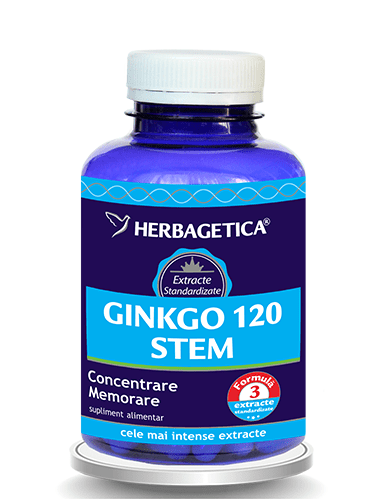 Ginkgo 120 Stem, 60 capsule - HERBAGETICA