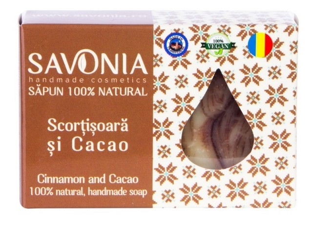 Sapun natural handmade Scortisoara si Cacao - Savonia