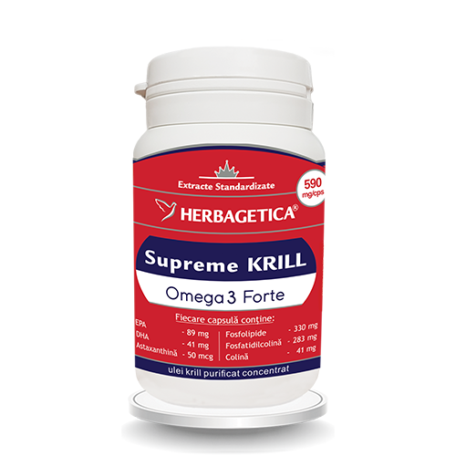 Supreme KRILL Omega3 Forte, 30 capsule - HERBAGETICA