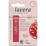 Balsam de buze bio vegan REPAIR, cu rodie si argan - LAVERA
