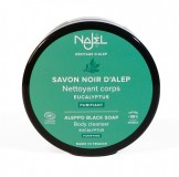 Sapun Negru de Alep Exfoliant cu Eucalipt, 180g - NAJEL