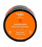 Sapun Negru de Alep Exfoliant cu Ulei de Argan Bio, fara Parfum, 180g - NAJEL