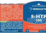 5 HTP 100 supliment natural, 30 capsule - HERBAGETICA