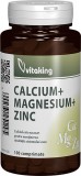 Calciu-Magneziu cu Zinc, 100 comprimate - Vitaking