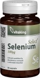 Seleniu 100mcg, 90 capsule - Vitaking