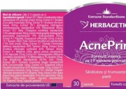 AcnePrim supliment natural anti acnee, 30 capsule - HERBAGETICA