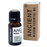 Amestec de uleiuri esentiale Less Stress (salvie, lamaie, lavanda) 10ml - Ancient Wisdom Premium