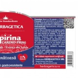 Aspirina naturala CARDIO PRIM, 30 capsule - HERBAGETICA