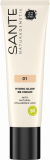 BB Cream Hydro Glow cu acid hialuronic 01 Light-Medium - SANTE NATURKOSMETIK