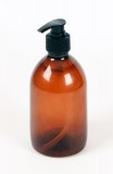 DELISTAT Sticla PET ambra cu pompa dozatoare, 500 ml - NAJEL