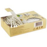 Betisoare de urechi din bumbac organic, 200 buc - Bel Nature
