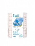 Betisoare urechi din bumbac bio, pentru bebelusi, 60 buc - Douce Nature