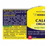 CALCIU Organic Alga Calcaroasa, 30 capsule - HERBAGETICA