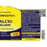 CALCIU Organic Alga Calcaroasa, 30 capsule - HERBAGETICA