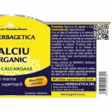 CALCIU Organic Alga Calcaroasa, 30 capsule - HERBAGETICA