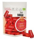 Caramele bio aroma capsuni, 150g - Super Fudgio