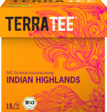 Ceai negru organic Indian Highlands, 18 plicuri - Terra Tee