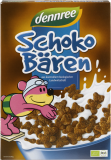 Cereale ursuleti de ciocolata BIO, 250g - Dennree
