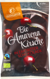 Cirese amare in ciocolata neagra, BIO, 50g - Landgarten