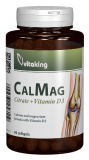 Citrat de Calciu-Magneziu cu vitamina D, 90 capsule gelatinoase - Vitaking