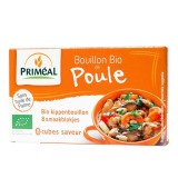 Concentrat supa pui bio (cuburi), 80g - Primeal