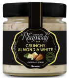 Crema bio ciocolata alba si migdale crocante Chocolate Rhapsody no.4, 200g - Brinkers