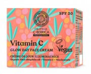 Crema de zi iluminatoare cu vitamina C si niacinamida, FPS20 - C-BERRICA