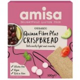 Crispbread (painici bio) cu quinoa Fibre Plus, fara gluten, 100g - Amisa