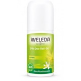 Deodorant natural roll on 24h Citrus - Weleda
