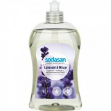 Detergent bio pentru vase Lavanda si Menta, 500ml - Sodasan