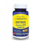 Detrix Vitamina D3 3000UI, 60 capsule - HERBAGETICA