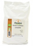 Faina integrala bio din 5 cereale, 1Kg - Primeal