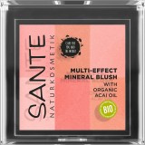 Fard de obraz multi-efect Beauty Blush 01 Coral - SANTE NATURKOSMETIK