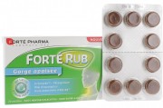 Forte Rub Gorge supliment natural pentru dureri in gat, 20 cpr - FORTE PHARMA