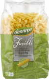 Fusilli BIO din grau dur, 500g - Dennree