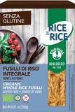 Fusilli bio din orez integral, fara gluten, 250g - Probios