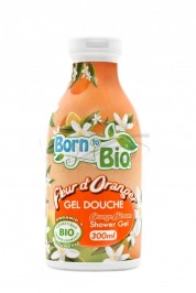 Gel de dus bio Floare portocal, 300 ml - Born to Bio