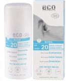 Lotiune fluida de protectie solara FPS20 FARA PARFUM, 100 ml - Eco Cosmetics